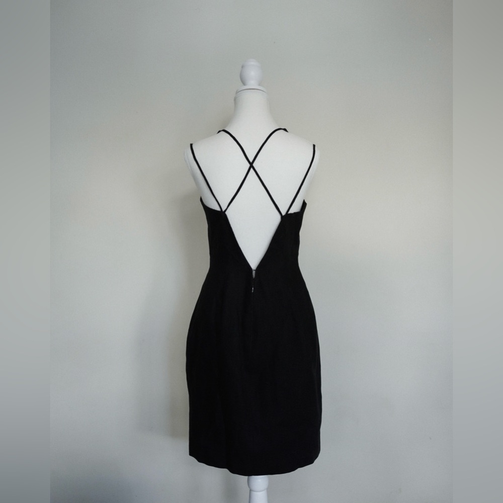 Bill Blass Classic Black Strapless Dress